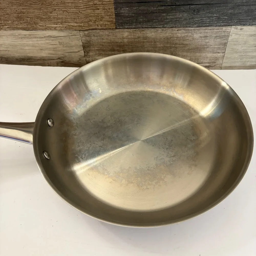 Duxtop 18/10 Stainless Steel Fry Pan Induction Ready Skillet Silver